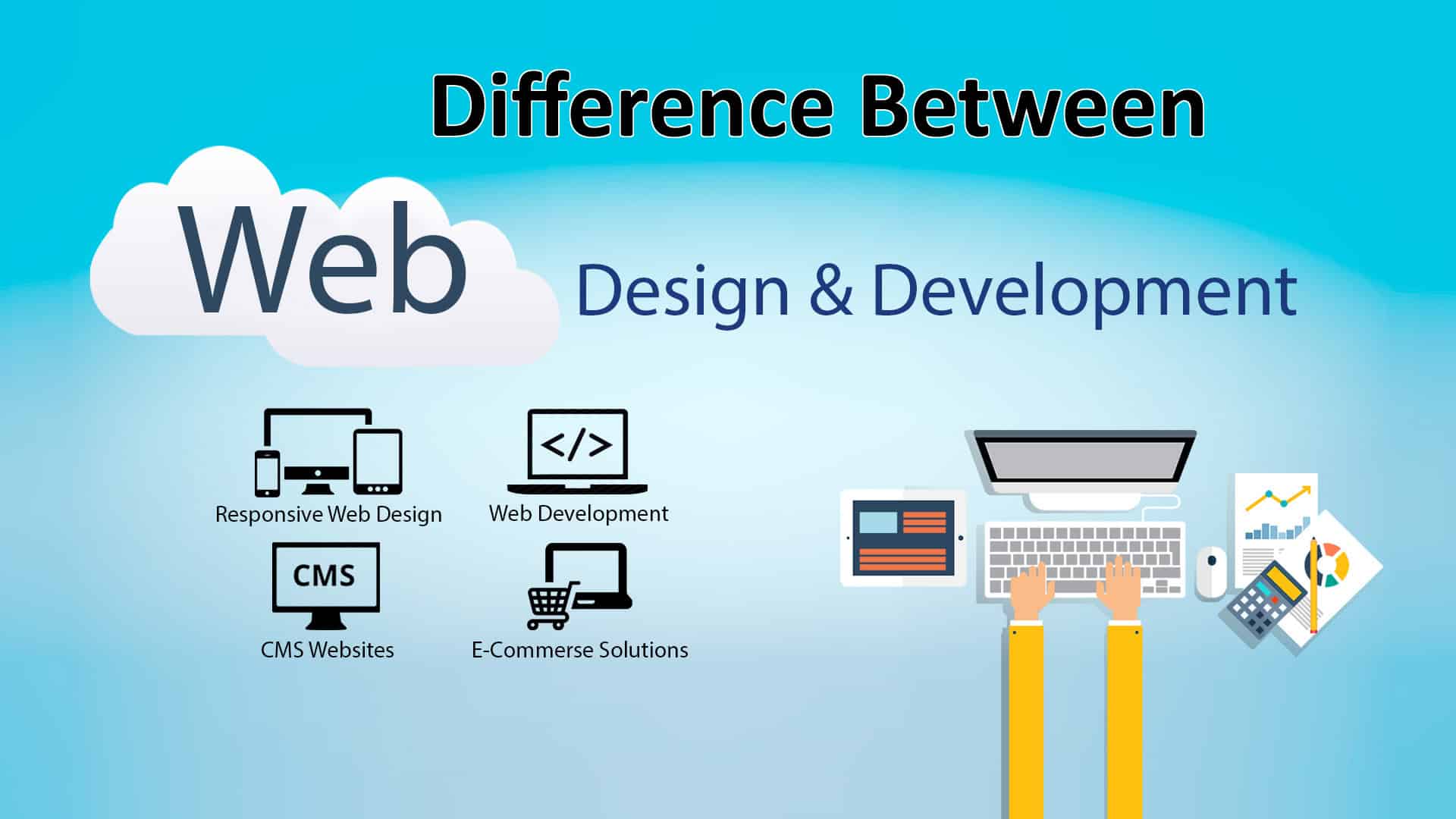 Web design and development difference